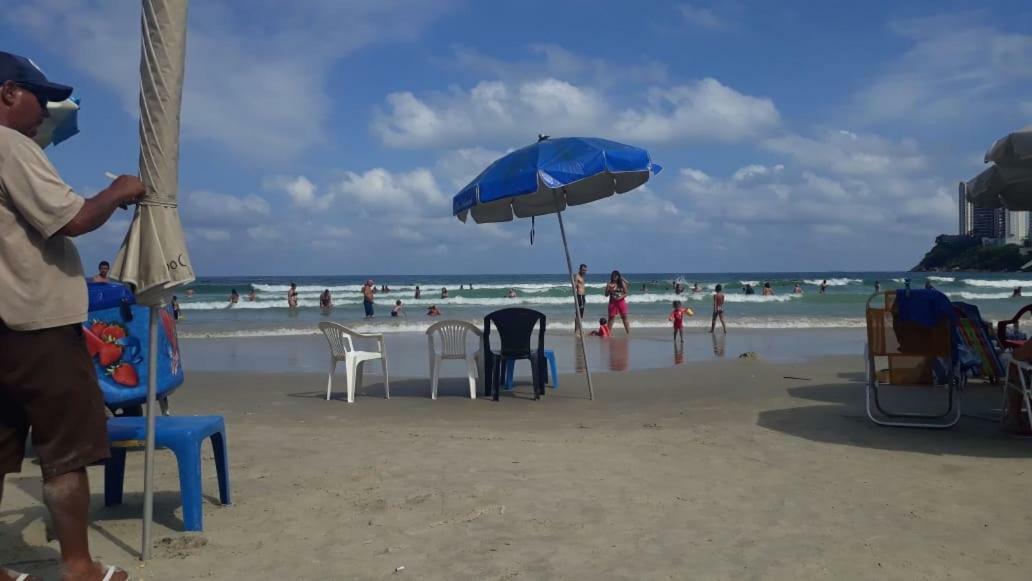 Apto Guaruja De Frente Para O Mar - Praia Asturias Exterior foto